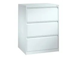 C+P C+P Hängeregistraturschrank zweibahnig, 3 Schubladen reinweiß/reinweiß – Produktbild 1 von 1