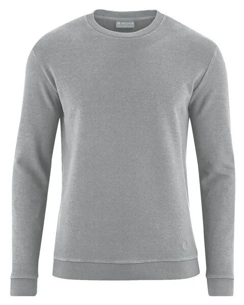 HempAge HempAge Unisex Sweatshirt Hanf/Biobaumwolle, Rock(grau), – Produktbild 1 von 3