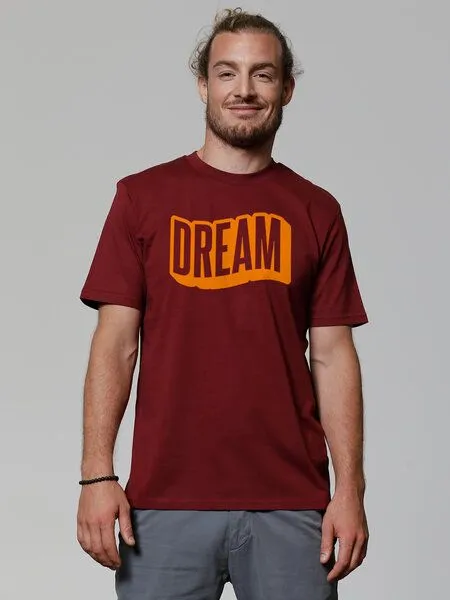 watapparel watapparel T-Shirt Unisex Dream, Burgundy, – Produktbild 1 von 3