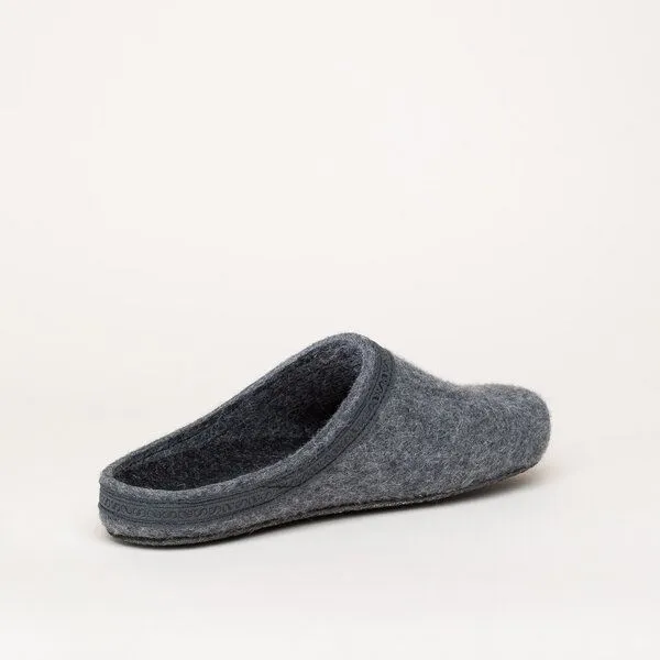 Stegmann Stegmann Filzpantoffel 127 aus 100% Merino-Wolle für Damen & Herren mit Kork Sohle, Grau, – Produktbild 4 von 4