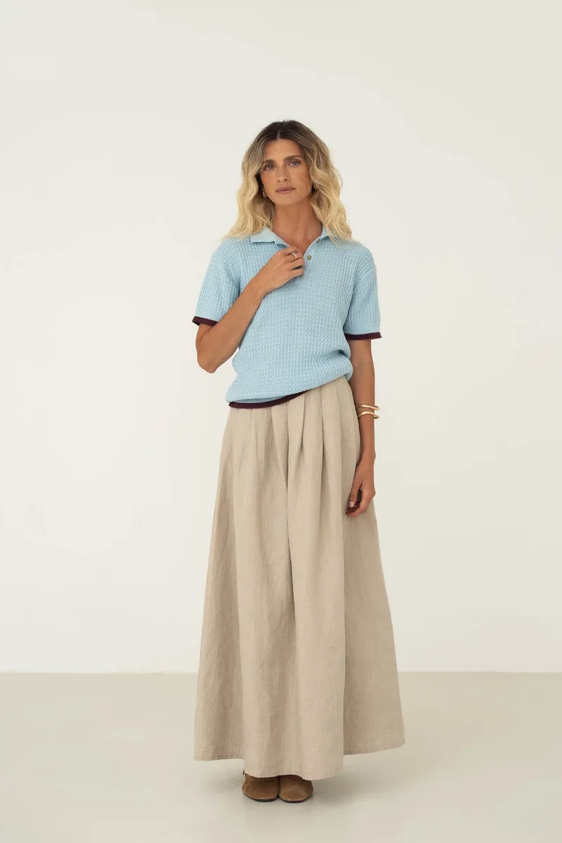 Näz Näz Damen vegan Rock Freya Beige, Beige, – Produktbild 2 von 2