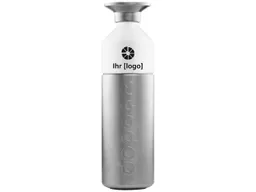 Dopper Dopper Trinkflasche "Steel" 800 ml inkl. 1-farbigem Aufdruck, silver – Produktbild 1 von 1