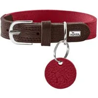 Hunter Hunter Halsband Karlby braun/ rot 40 cm – Produktbild 1 von 1