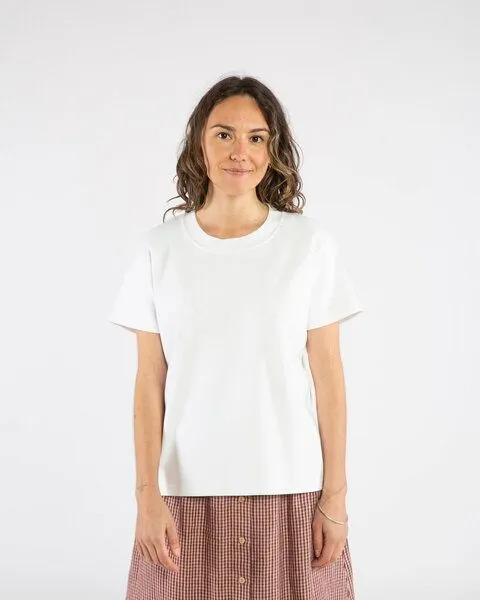 MATONA Matona Basic T-Shirt für Frauen aus Bio-Baumwolle / T-Shirt, White, – Produktbild 1 von 4