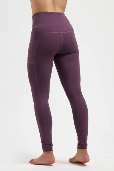 Urban Goddess Urban Goddess Tara Pocket Yoga Leggings, Berry (lila), – Produktbild 3 von 4