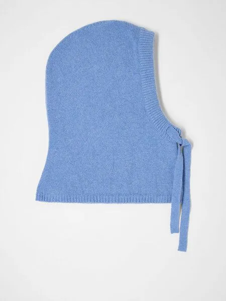 LANIUS LANIUS Balaklava-Hoodie, Light blue melange, – Produktbild 2 von 4