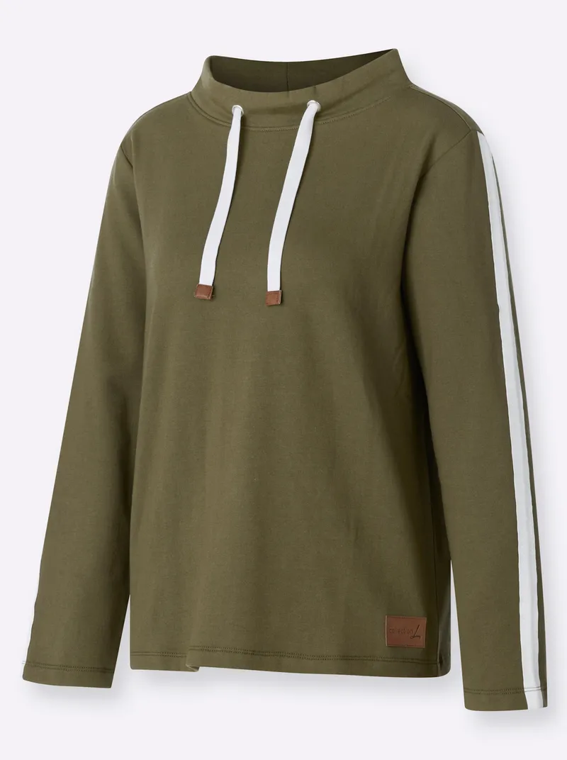 Witt Sweatshirt oliv, Oliv, – Produktbild 1 von 3