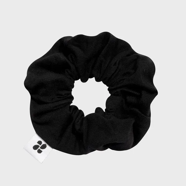 New Orchard New Orchard Upcycled Vegan Scrunchie, Schwarz, – Produktbild 1 von 3