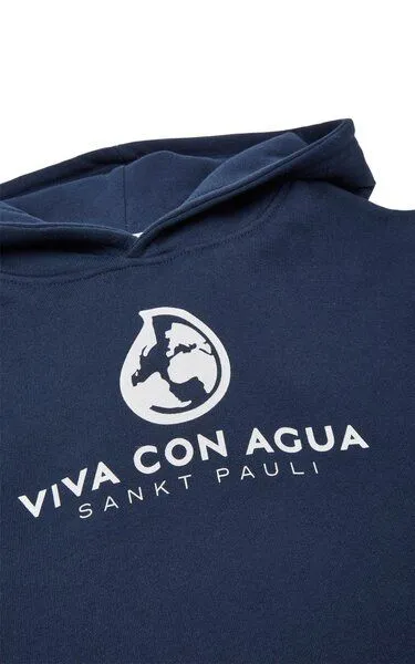 VIVA CON AGUA VIVA CON AGUA Kinder Hoodie LAUT Dunkelblau – Produktbild 2 von 2