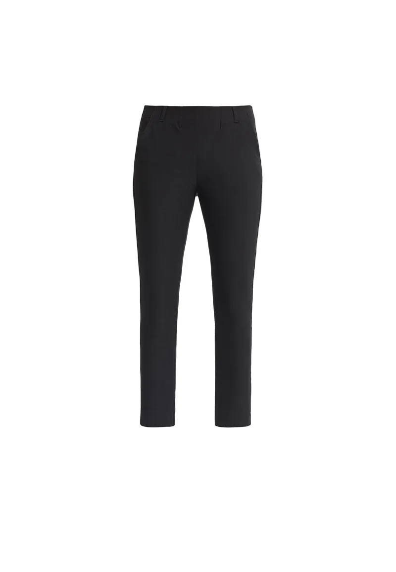 LAURIE LAURIE Damen vegan Hose Elizabeth Slim Crop Schwarz, Schwarz, – Produktbild 1 von 2