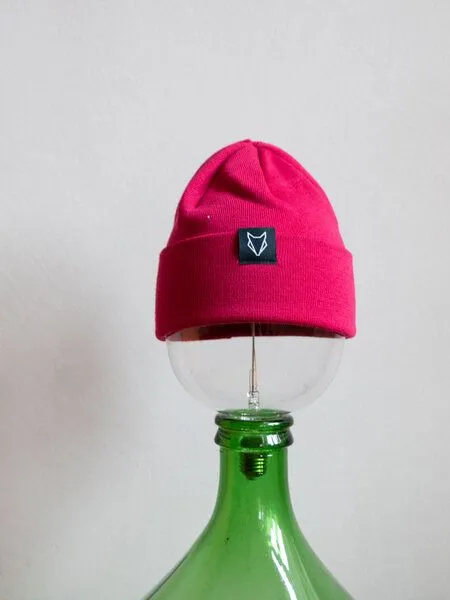 VEROIKON VEROIKON Merino-Beanies Fuchsbau, Pink, – Produktbild 1 von 1