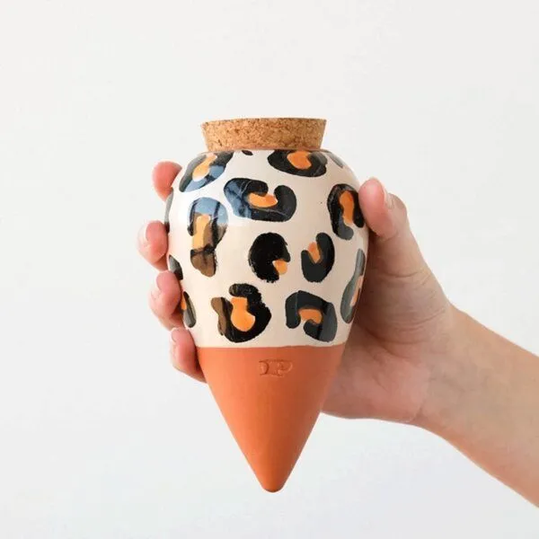 Pepin Pepin Wasserspender Olla aus Ton, Leopard, – Produktbild 1 von 4