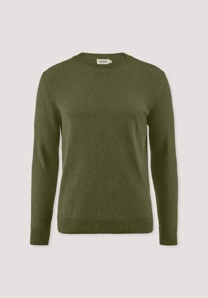 hessnatur hessnatur Strick Pullover Regular aus Bio-Merinowolle mit Bio-Baumwolle, Seetang, – Produktbild 4 von 4