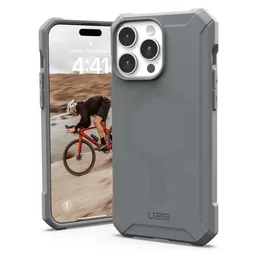 Urban Armor Gear MagSafe-Hülle für Apple iPhone 15 Pro Max, Urban Armor Gear, Essential Armor, Silber – Produktbild 1 von 1