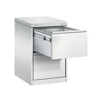 C+P C+P Hängeregistraturschrank einbahnig, 2 Schubladen, lichtgrau – Produktbild 3 von 3