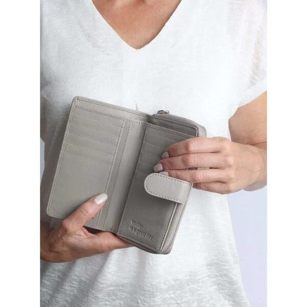 Vargu Vargu Echtleder Geldbörse SABA 1-A mono, Grey, – Produktbild 2 von 3