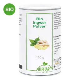 ALLPHARM Bio Ingwer Allpharm Premium Pulver – Produktbild 1 von 1