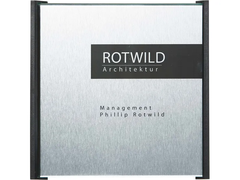 SignSystems SignSystems Türschild "Box" 15,4 x 15,4 cm – Produktbild 1 von 1