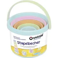 Spielstabil Spielstabil Stapelbecher-Set pastell 5-teilig 14 x 10 x 12,5 cm – Produktbild 1 von 1