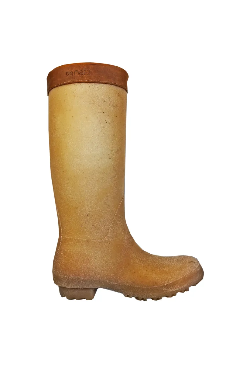 nat-2 nat-2 Damen vegan Regenstiefel Rugged Prime Hunt Corn 100% Wasserdicht, Dunkelgelb, – Produktbild 1 von 2