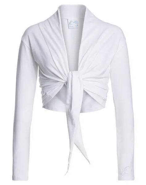 ESPARTO ESPARTO Wickelshirt "Dhaara", Schneeweiß, – Produktbild 2 von 4