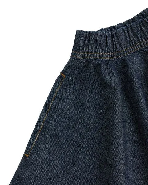 Evermind Evermind Kids Skirt - KA2022, Deep blue, – Produktbild 3 von 3
