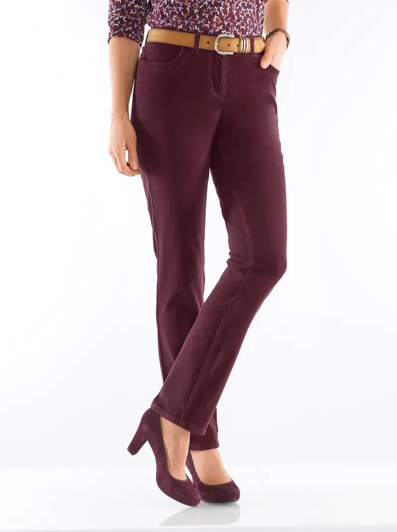 Witt Cordhose, Burgund, – Produktbild 2 von 3