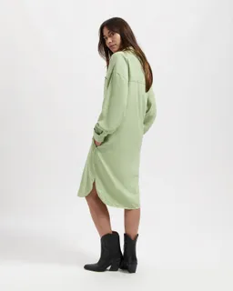 Kuyichi Kuyichi Damen vegan Sadie Kleid Grün – Produktbild 1 von 1