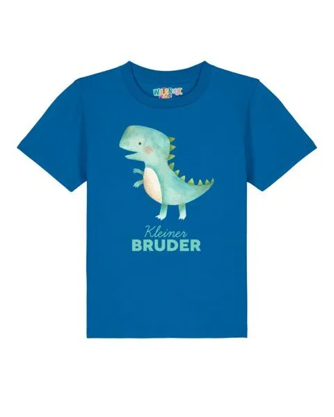 watabout.kids watabout.kids T-Shirt Kinder Dinosaurier 03 Kleiner Bruder, Royal blue, – Produktbild 1 von 2