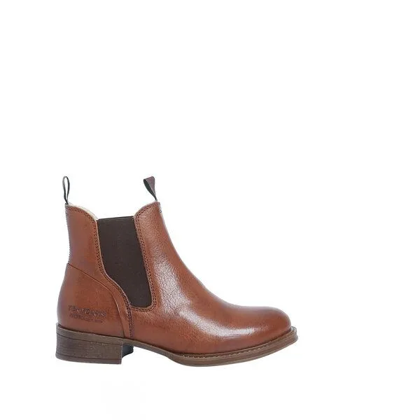 Ten Points Ten Points - Chelsea Boots Pandora Wool, Cognac, – Produktbild 3 von 3