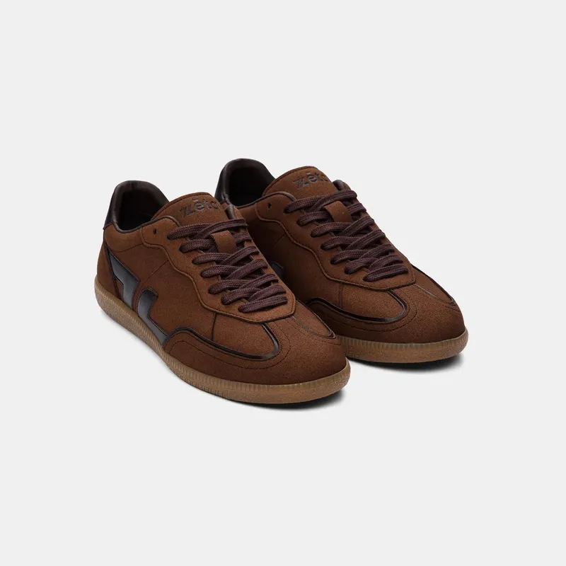 Zèta Zèta Herren vegan Sneaker Delta Nuts Braun, Dunkelbraun, – Produktbild 2 von 2