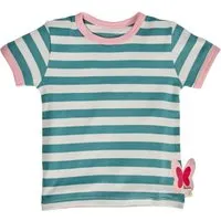 HANS NATUR Kinder T-Shirt Bio-Baumwolle grün-off white Gr.86/92 – Produktbild 1 von 1