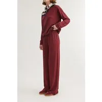 Basic Apparel Basic Apparel Lange Hose Sadie aus Ecovero, Rot (bordeaux-truffle), – Produktbild 1 von 1