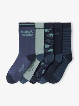 Vertbaudet 5er-Pack Socken SUPER DINO – Produktbild 1 von 1