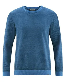 HempAge HempAge Herren Strickpullover Rundhalsausschnitt Hanf/Biobaumwolle Normal Fit – Produktbild 1 von 1