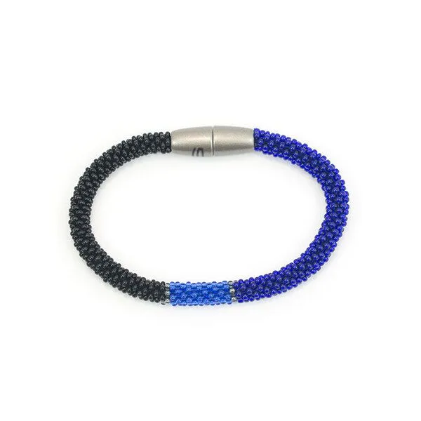 Sakiba Sakiba Armband Svelte Tricolor, Schwarz-blau, – Produktbild 3 von 4
