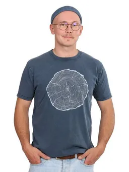 Life-Tree Life-Tree Organic Fairwear Shirt Men Stone Washed BigSlice – Produktbild 1 von 1