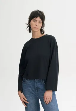 MELA MELA Oversized Langarmshirt schwer Style SANGEETHA aus 100% Bio-Baumwolle – Produktbild 1 von 1
