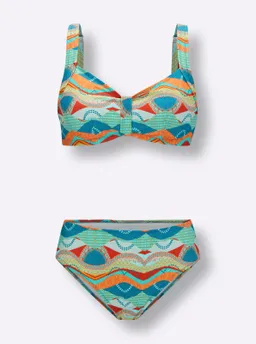 feel good Bikini topas-papaya-bedruckt – Produktbild 1 von 1