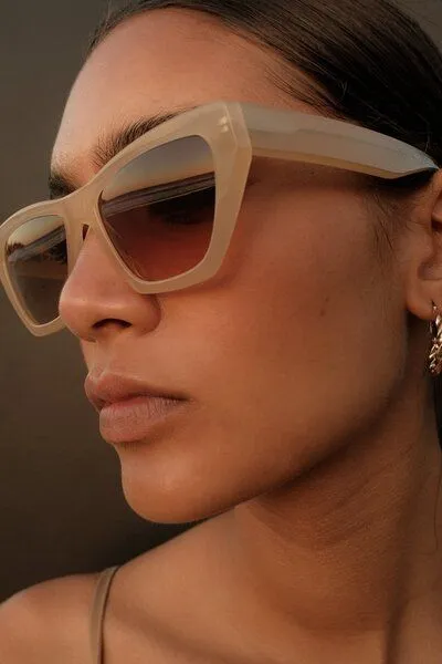 The Slow Label The Slow Label Sonnenbrille aus Acetate Renew "The Casual", Cream, – Produktbild 3 von 4