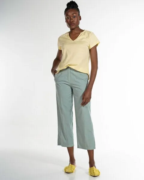Alma & Lovis Alma & Lovis 7/8 Chino Sommerhose aus reiner Bio-Baumwolle | Summer Pants, Gobelin (hellblau), – Produktbild 2 von 4