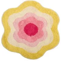 liv interior liv interior Hand-getüftete Badematte POP, Gelb/pink, – Produktbild 1 von 1