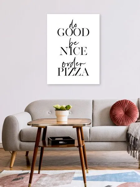 Photocircle Photocircle Poster / Leinwandbild - Order Pizza – Produktbild 2 von 4