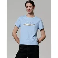 watapparel watapparel T-Shirt Frauen Niedliche Sardelle, Blue soul, – Produktbild 1 von 1