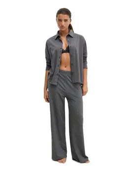Marc O'Polo Marc O'Polo Lounge-Shirt Knopfleiste langarm | Baumwolle GOTS – Produktbild 1 von 1