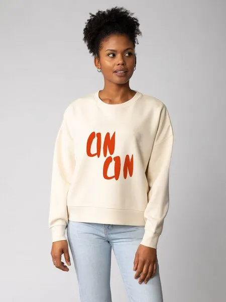 watapparel watapparel Sweatshirt Frauen Cin Cin, Natural raw, – Produktbild 2 von 2