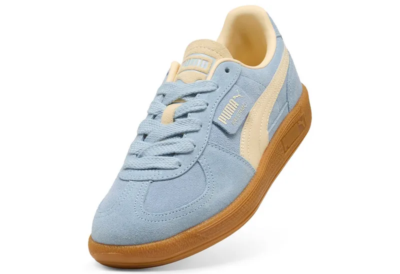 Puma Puma PALERMO Sneaker für Alltag, aus Leder, mit Schnürverschluss, Blau, – Produktbild 5 von 5
