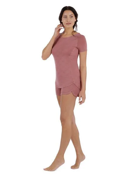 Dagsmejan Dagsmejan Damen Shorts Balance, Sunrise rose (pink), – Produktbild 4 von 4