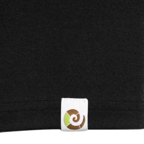 Kaipara - Merino Sportswear Kaipara - Merino Sportswear Merino kurzarm Unterhemd Herren Regularfit 200, Schwarz, – Produktbild 3 von 3