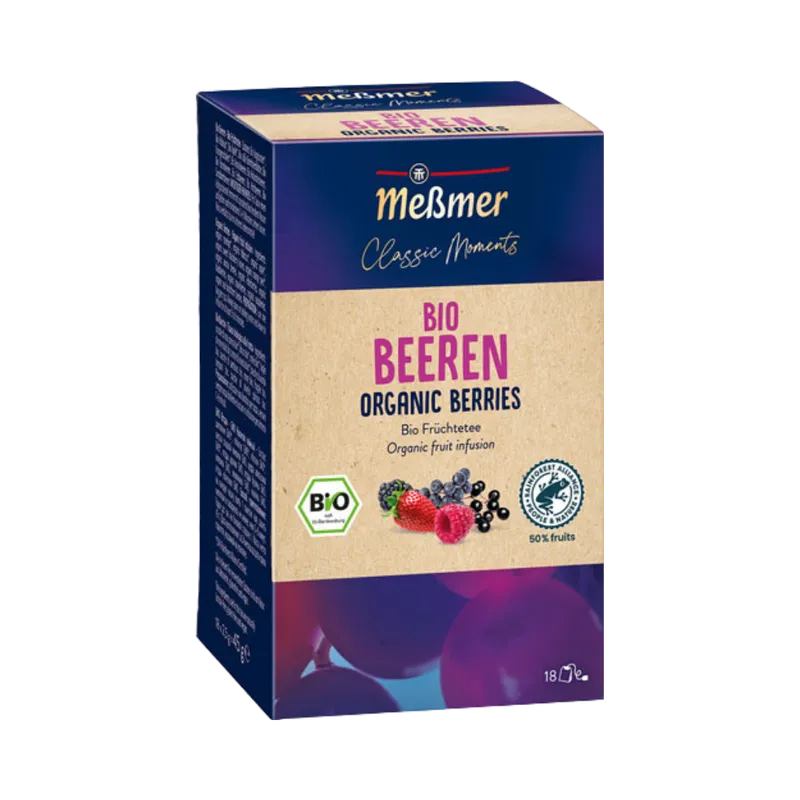Meßmer Meßmer Classic Moments Bio Beeren, Früchtetee, Teebeutel im Kuvert, 2. Entnahmefach/displaytauglich, 45g – Produktbild 2 von 3